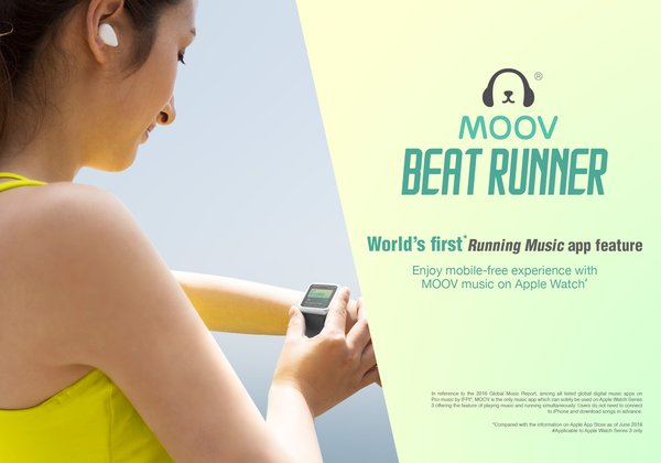 MOOV's Beat Runner debuts on Apple Watch Series 3