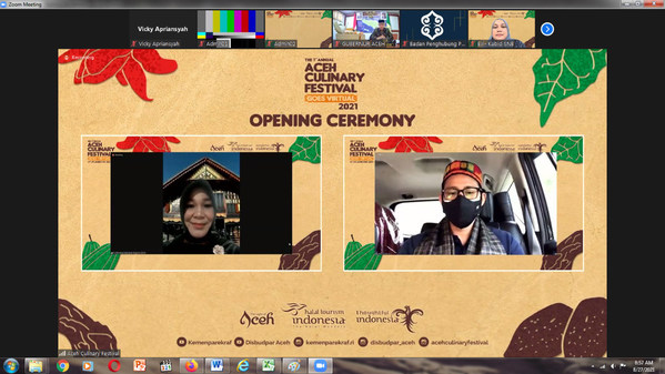 The Indonesian Ministry of Tourism and Creative Economy Announces the First Virtual Aceh's Culinary Festival