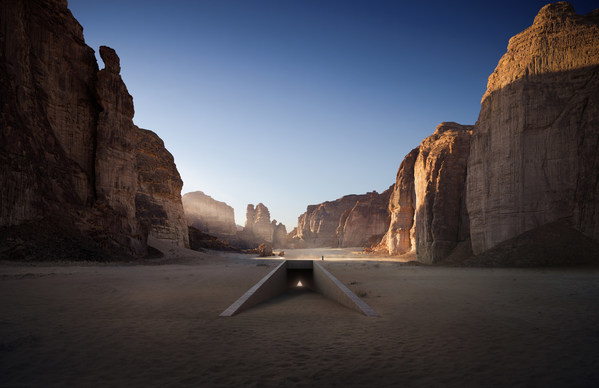 Permanent art display in monumental desert set to become global icon