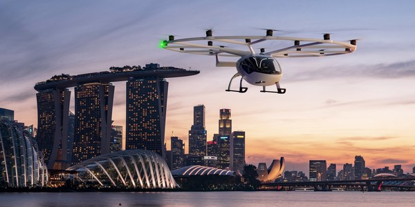 Volocopter Commits to Launch Air Taxi Services in Singapore