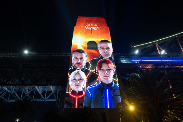 Iconic Music Sensation ABBA Launch New Album Voyage Illuminating The Sydney Harbour Bridge As Part Of Global Album Announcement