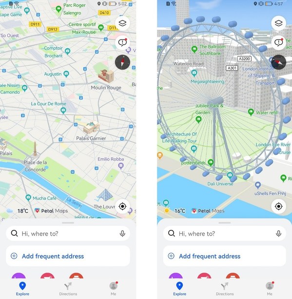 Petal Maps turns navigation into an immersive and realistic experience