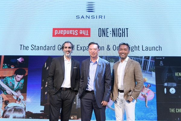 Sansiri strengthens its global vision by driving The Standard's aggressive international expansion of an additional 15 hotels in 5 years and the launch of One Night app in Asia