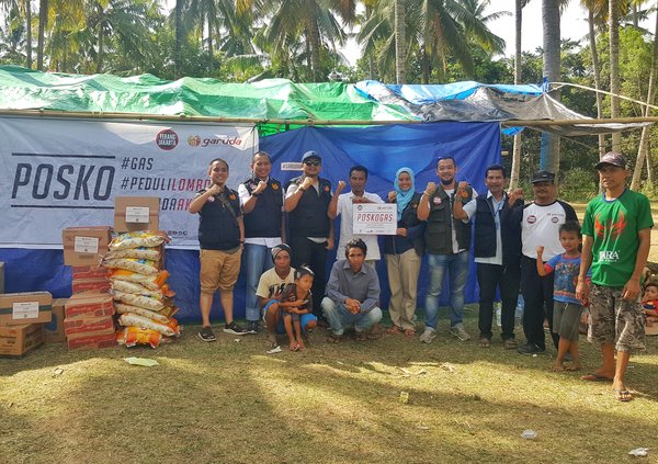 Garuda Aksi Siaga to Rebuild Smiles on Lombok Island