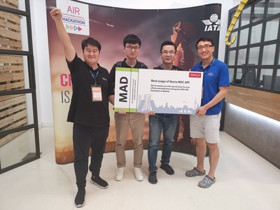 PKFARE Team Won the Best Usage of Iberia NDC API at IATA Hackathon