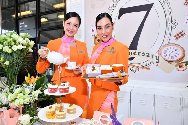 THAI Smile Celebrates the 7th Anniversary by Offering a Tea Party in 'Smile in Wonderland' Theme for All Passengers in All Flights during 7-13 July 2019