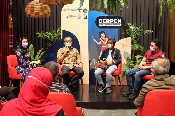 CHSE Event Protocol Story (CERPEN): Ministry of Tourism and Creative Economy Socializes New Protocols to Revive Event Business in Medan