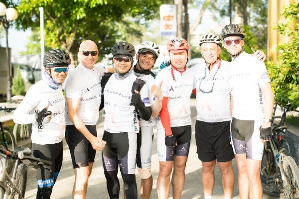 Accor raises over 120,000USD for charity with a 300km bike journey across Southern Vietnam