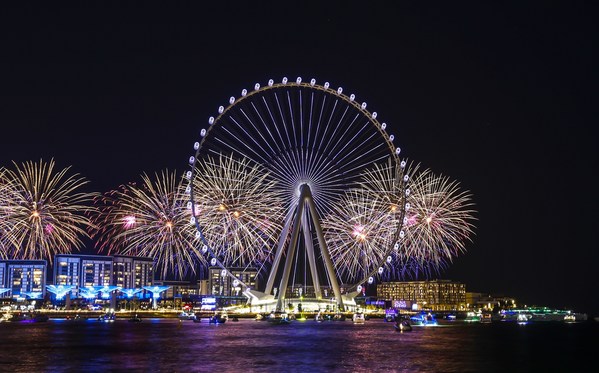 Ain Dubai Lights Up Dubai's Skyline With Stunning Opening Show Celebration