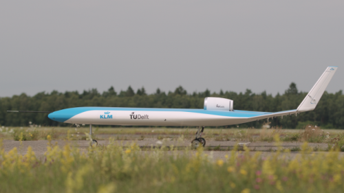 KLM and TU Delft present successful first flight Flying-V