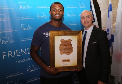 NFL Pro-Bowl Quarterback Deshaun Watson Visits the Friends of Zion Museum in Israel