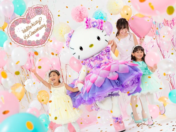 Hello Kitty celebrates her 45th anniversary launching a year of special anniversary activities at Hello Kitty Land Tokyo