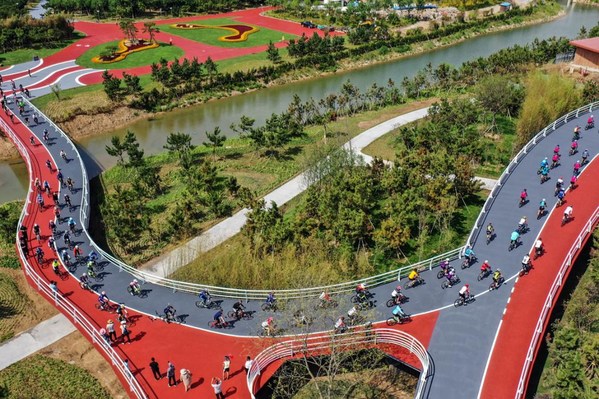 Green Lane near the Sunshine Coast in Rizhao declared a national boutique tourist project