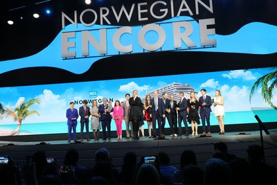 Norwegian Cruise Line Christens Newest Innovative Ship, Norwegian Encore, in Miami