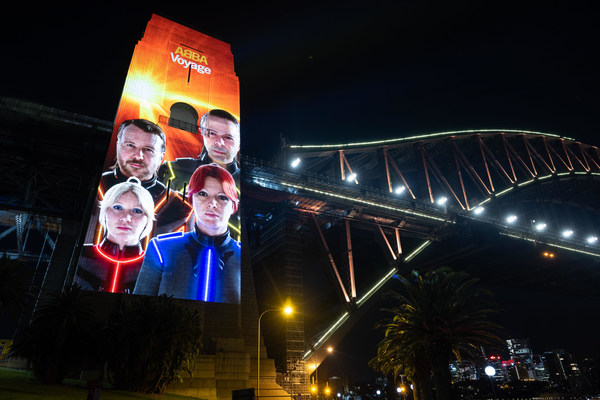 Iconic Music Sensation ABBA Launch New Album Voyage Illuminating The Sydney Harbour Bridge As Part Of Global Album Announcement