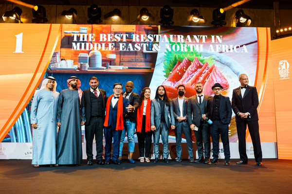 3 FILS TAKES NO.1 SPOT AS FIRST-EVER LIST OF MIDDLE EAST & NORTH AFRICA'S 50 BEST RESTAURANTS IS REVEALED FOR 2022