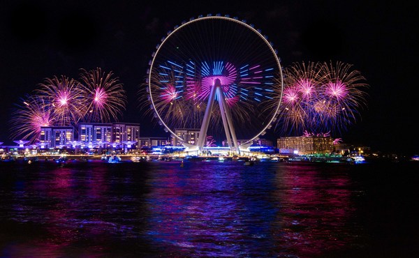 Ain Dubai Lights Up Dubai's Skyline With Stunning Opening Show Celebration