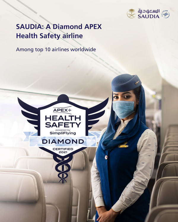 Saudia Receives Diamond Status For Flight Health Safety