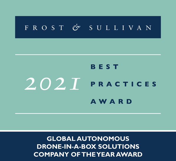 Percepto Lauded by Frost & Sullivan for Leading the Autonomous Drone-in-a-Box Market