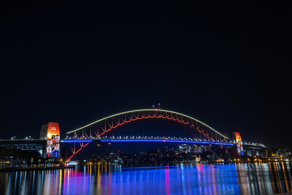 Iconic Music Sensation ABBA Launch New Album Voyage Illuminating The Sydney Harbour Bridge As Part Of Global Album Announcement