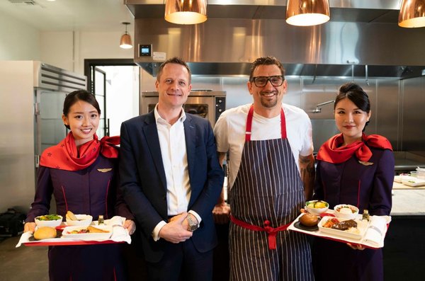 Hong Kong Airlines debuts Chris Cosentino's Business Class menu on Los Angeles - Hong Kong route