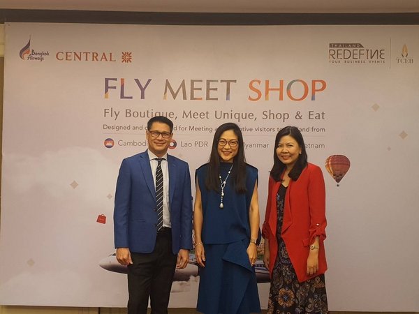 TCEB in partnership with Bangkok Airways and Central Department Store introduce "Fly, Meet, Shop" campaign for CLMV corporate travel markets