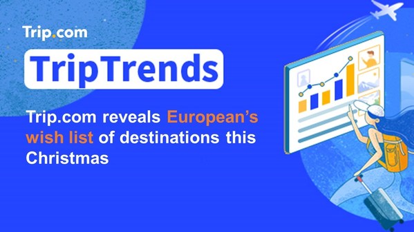 Trip.com reveals European's wish lists of destinations this Christmas with long-haul and short-haul travel seeing vitality among travellers