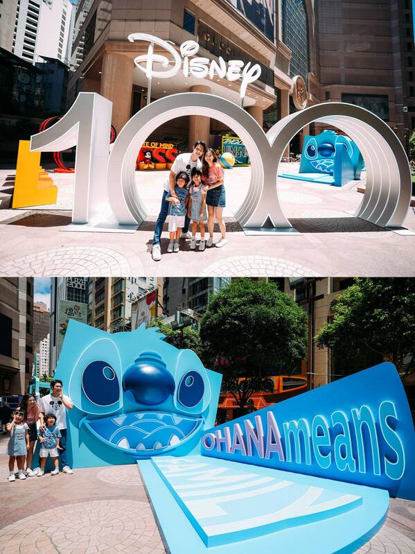 Harbour City, Times Square, and Plaza Hollywood unite to host the largest Disney 100th Anniversary event in Hong Kong