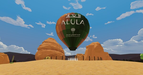 Royal Commission for AlUla's exciting new hot air balloon experience offers bird's eye view of Hegra UNESCO World Heritage Site in the Metaverse