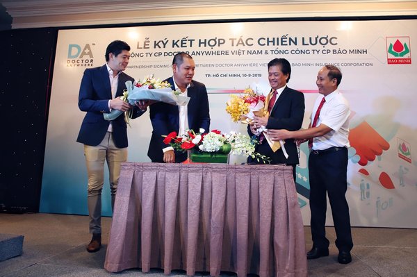 Doctor Anywhere Goes Regional - widens reach with signing of landmark agreement with Vietnam's most established Insurer group Bao Minh Insurance Corp.