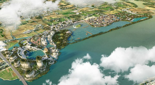 Blue Loop, a brand new Chinese city on water designed by Pininfarina