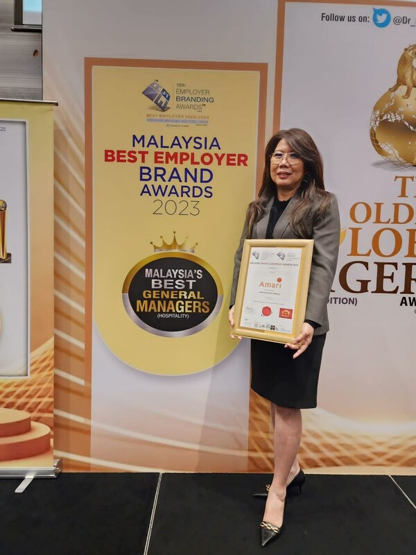 AMARI JOHOR BAHRU'S NOTABLE PERFORMANCE ACKNOWLEDGED WITH MALAYSIA BRAND LEADERSHIP AWARDS 2023