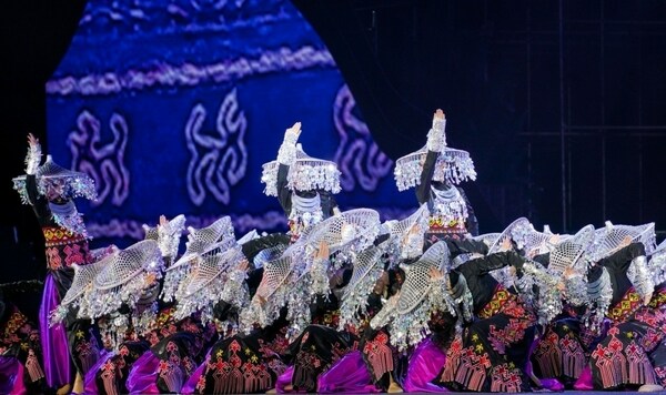 A Grand Celebration Held in Ledong, China for Li and Miao Traditional "San Yue San" Festival