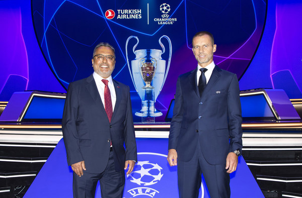 Turkish Airlines became the official sponsor of the UEFA Champions League