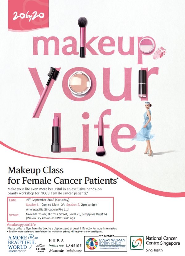 Amorepacific Singapore Empowers Female Cancer Patients with 'makeup your Life' Campaign