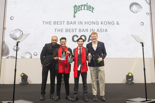 HONG KONG'S COA RETAINS ITS TITLE AS THE BEST BAR IN ASIA FOR THE THIRD CONSECUTIVE YEAR