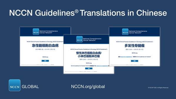 Up-to-Date Leading Cancer Treatment Recommendations from NCCN Now Available in Chinese