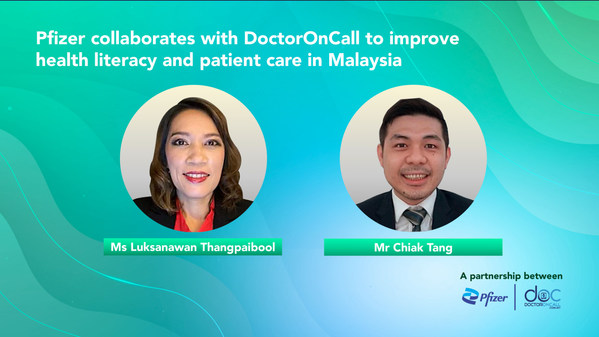 Pfizer collaborates with DoctorOnCall to improve health literacy and patient care in Malaysia