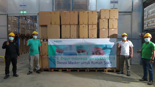 B. Braun Indonesia Donates 170,000 Mask for the Indonesia COVID-19 Hospital