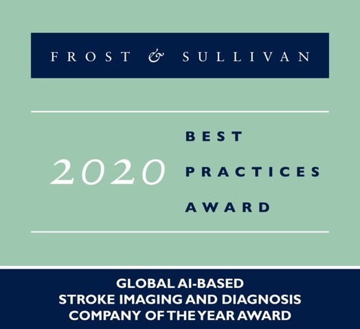 RapidAI Receives 2020 Global Company of the Year Award From Frost & Sullivan for its AI-Powered Stroke Imaging and Diagnosis Technologies