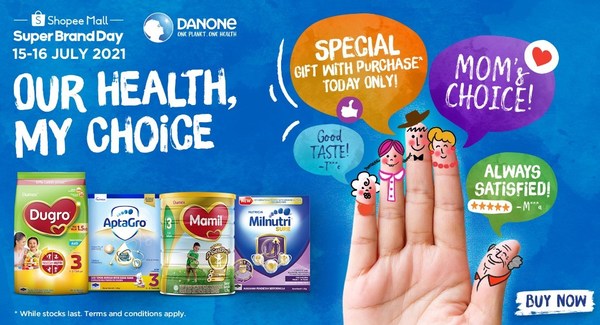 Danone Specialized Nutrition inspires healthier nutrition choices with its first regional campaign on Shopee