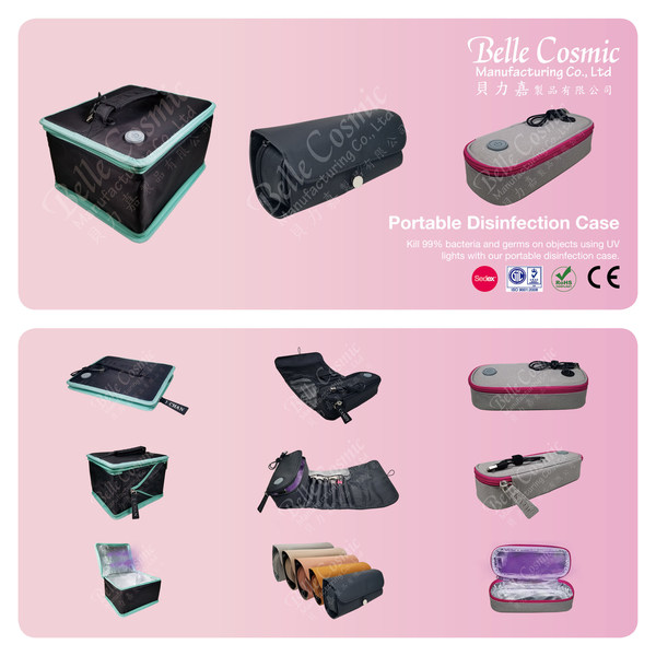 Belle Cosmic Manufacturing Presents Portable UV Disinfecting Cases for the Cosmetic Packaging Industry