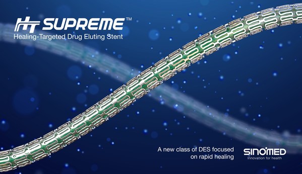 SINOMED announces the HT Supreme DES has similar performance as the market-leader across the spectrum of lesion complexity