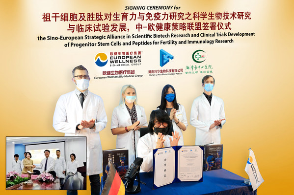 European Wellness Advances Clinical Trials on Precursor Stem Cells for Fertility and Immunology into China