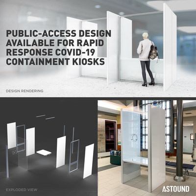 Designer and Manufacturer ASTOUND Group Develops and Builds Innovative Designs for Rapid Response COVID-19 Containment Kiosks in 72 Hours