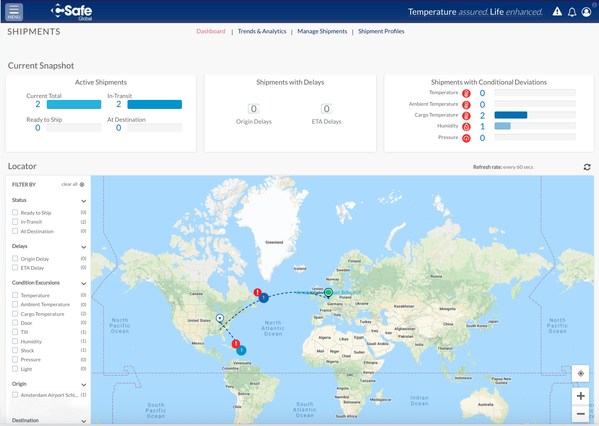 CSafe Global Launches an Industry First: Real-Time Shipment Visibility