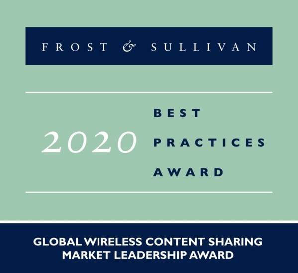 Barco Applauded by Frost & Sullivan for its Continued Domination of the Wireless Content Sharing Market