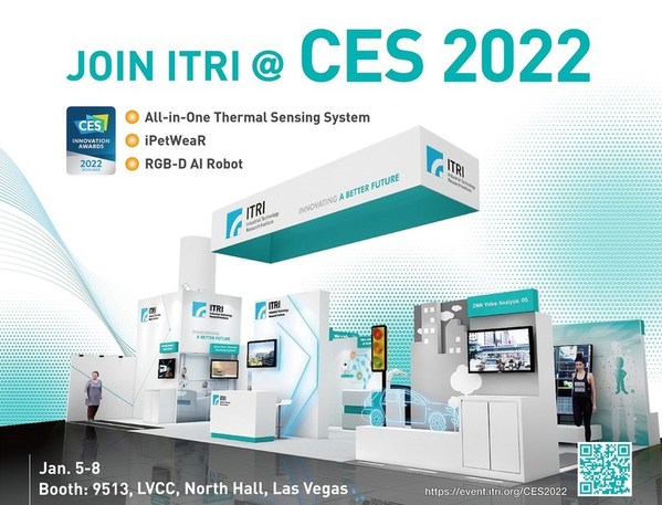 ITRI to Exhibit Innovations in AI, Robotics, ICT, and Health Tech at CES 2022