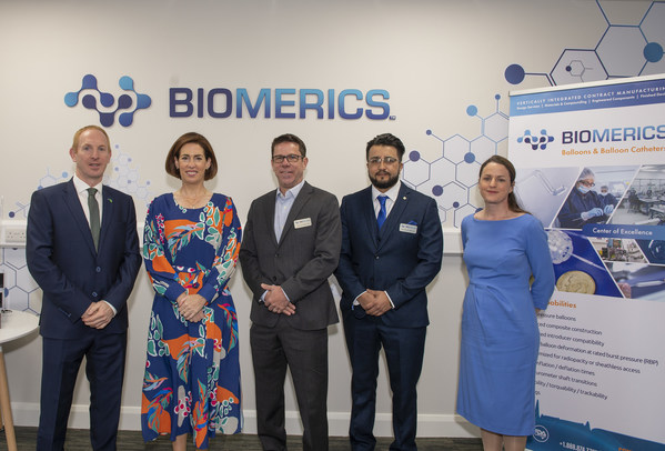 BIOMERICS ANNOUNCES EXPANSION INTO IRELAND