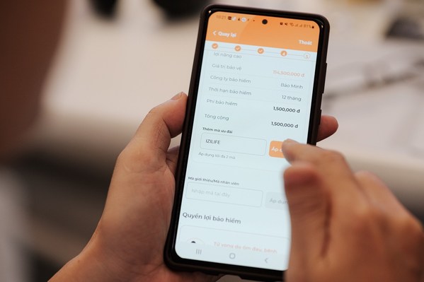 IZIon24 - The first pocket insurance app in Vietnam  determines to protect millions of people